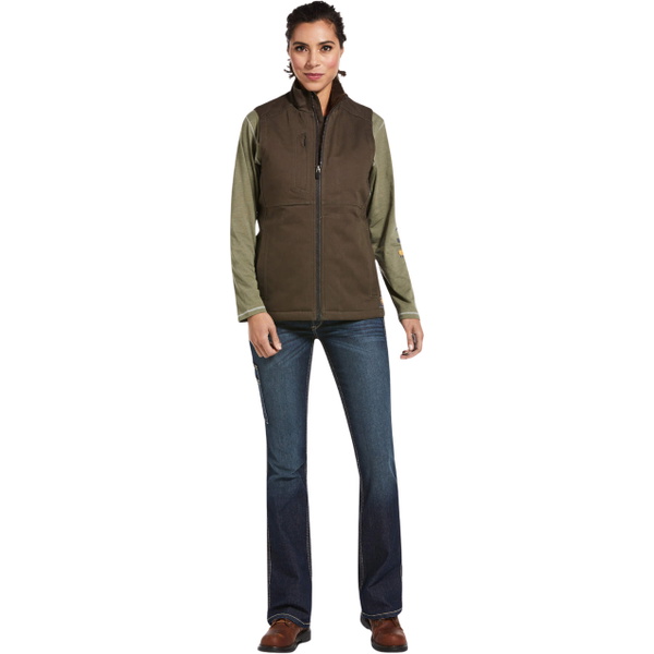 2026 Ariat Damen Rebar Duracanvas Isolierte Weste 10032920 - Wren